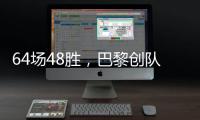 64场48胜�，巴黎创队史单赛季赢球场次新高