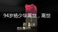 94岁杨少华离世，离世当天还参加活动�，最后露面骨瘦嶙峋没精神