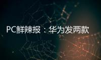 PC鲜辣报
：华为发两款鸿蒙电脑 AMD RX 9060 XT发布