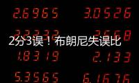 2分3误！布朗尼失误比得分多！空篮脱手
，抛投三不沾
，全程五大囧